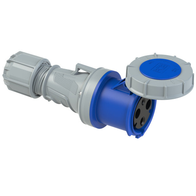 Distro Commando PCE Trailing Commando Socket 125A 2P+E 240V IP67 2435-6 – Distro Design